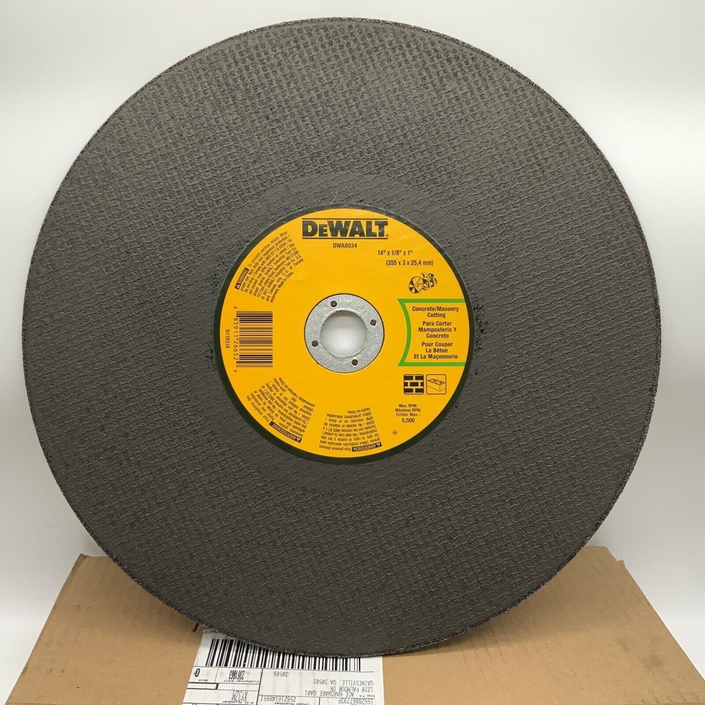 DEWALT DWA8034 Concrete Masonry Port Saw Cut-Off Wheel, - Pack Of 10